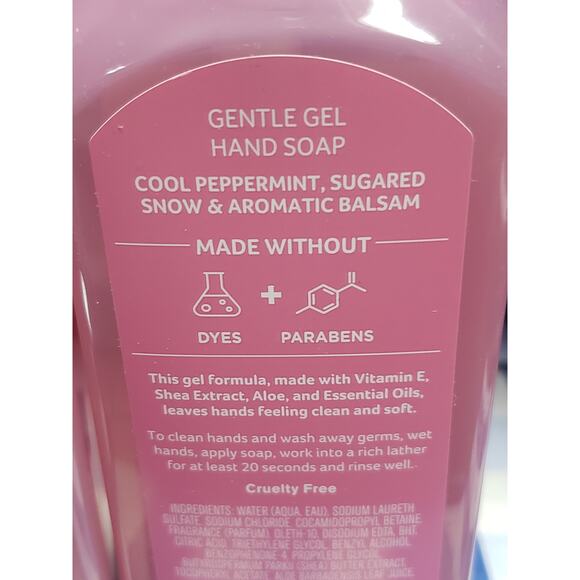 BBW Twisted Peppermint Gentle Gel Hand Soap 2 Pack - Picture 2 of 2